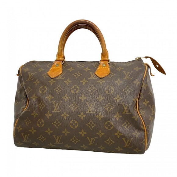 LOUIS VUITTON Brown Monogram Speedy 30 Bag